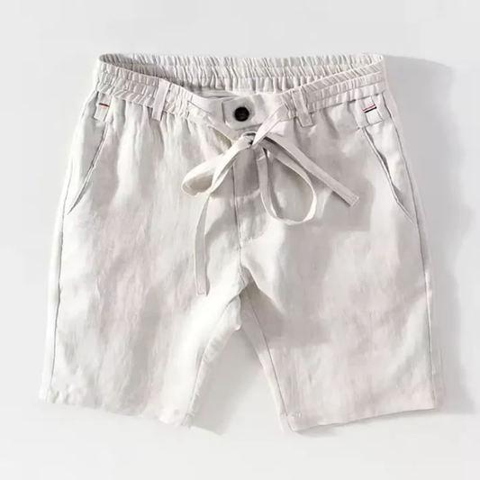 Herren-Leinen-Bermudashorts Mare